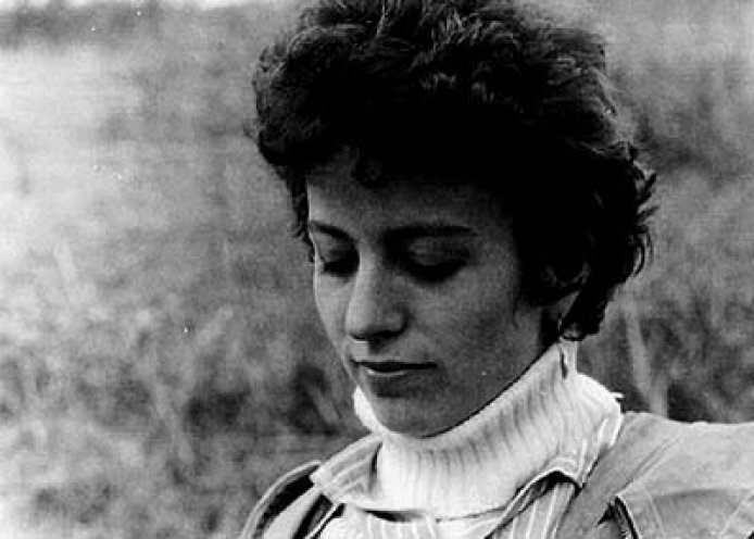 Von Amnesty International betreut: Petra Falkenberg nach ihrer Haftentlassung im März 1983 in Jena.