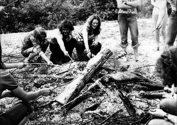 Wanderung der Jungen Gemeinde Stadtmitte 1975 ins Pennekental. Quelle: Robert-Havemann-Gesellschaft / RHG_Fo_HAB_20397