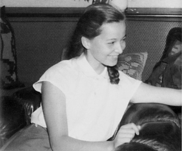 Dietrich Garstkas damalige Freundin Marion 1956.