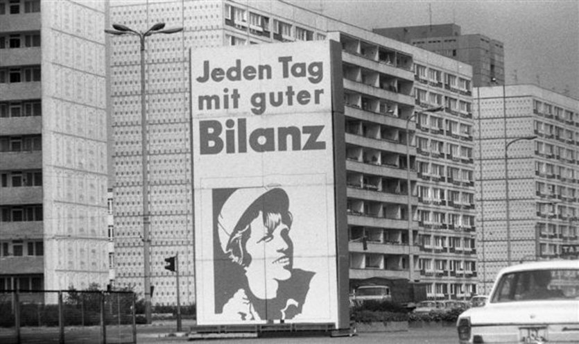 Parole an einer Häuserwand in Ost-Berlin, 29. März 1979. Quelle: Robert-Havemann-Gesellschaft/Peter Wensierski
