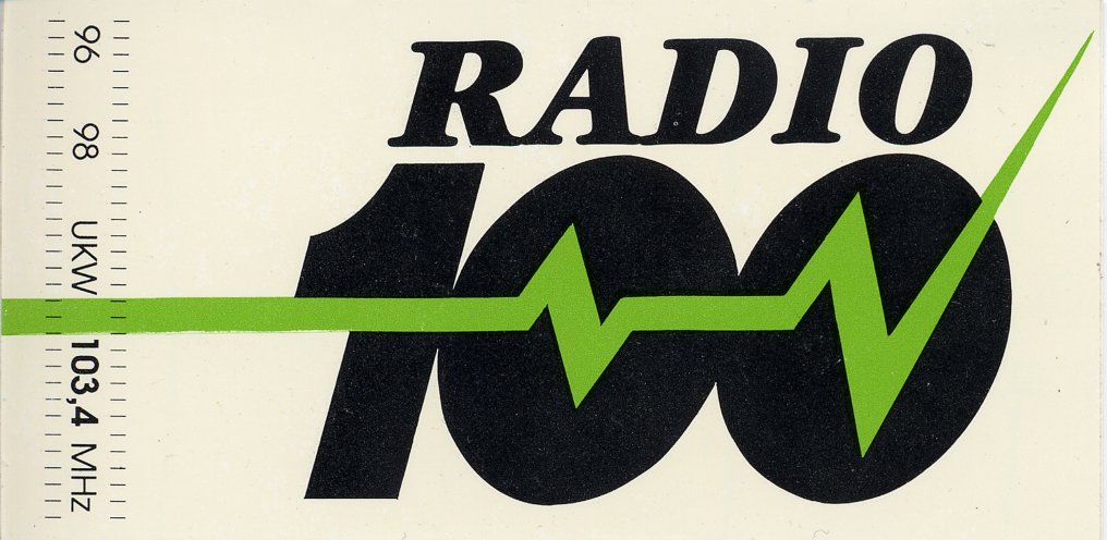 Logo von Radio 100. Das erste Berliner Privatradio wird 1987 gegründet. Quelle: Facts & Files