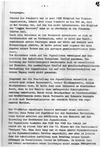 Im Oktober 1968 findet unter Ausschluss der Öffentlichkeit der Prozess gegen Volker Rennert, Achim Schiemenz und Klaus-Dieter Wanske statt, die in den Augen von Polizei und Staatssicherheit die Anstifter der Protestdemonstration sind. Achim Schiemenz,...