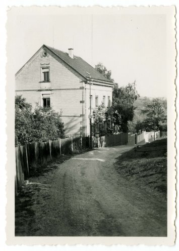 Das Wohnhaus der Familie Ammer in der Oststraße in Eisenberg 1958. Quelle: Robert-Havemann-Gesellschaft