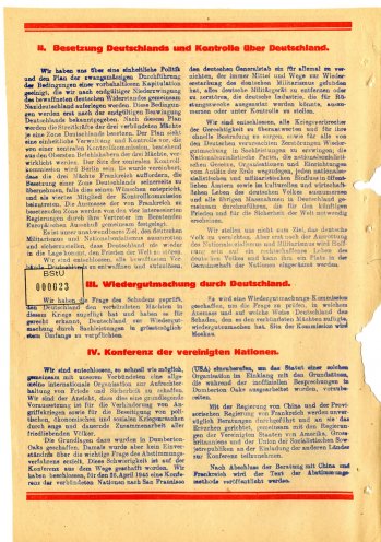 Die „Großen Drei“ auf der Halbinsel Krim: Vom 4. bis 11. Februar 1945 treffen sich die Führer der Anti-Hitler-Koalition, Joseph W. Stalin, Winston Churchill und Theodor Roosevelt im Seebad Jalta. Im Mittelpunkt der Beratungen stehen das weitere...