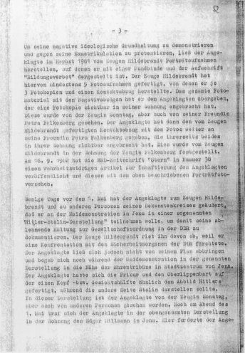 Urteil gegen Roland Jahn vom 20. Januar 1983. Quelle: Robert-Havemann-Gesellschaft, Seite 3 von 7, RHG_Fak_0892_b