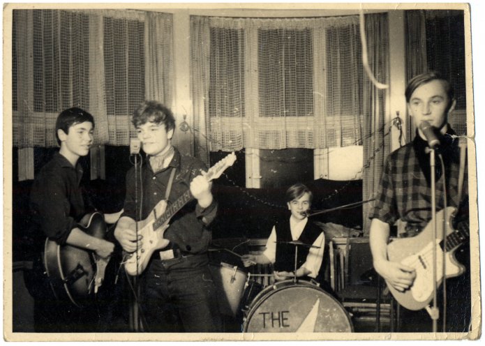 Christian Kunert mit seiner Band „Little Stars“ 1965. Quelle: Privatarchiv