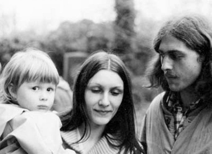 Dorothea Fischer und Michael Rost mit ihrer gemeinsamen Tochter Ostern 1983. Foto: Bernd Albrecht;