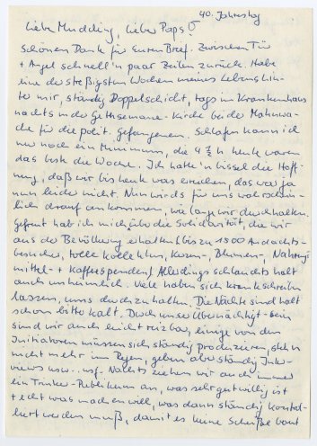 Am 7. Oktober 1989 schreibt Jörg Zickler einen Brief an seine Eltern, in dem er über die Mahnwache in der Gethsemanekirche Berlin berichtet. Noch am selben Tag wird der 24-Jährige bei einer Demonstration verhaftet. Quelle: Robert-Havemann-Gesellschaft,...