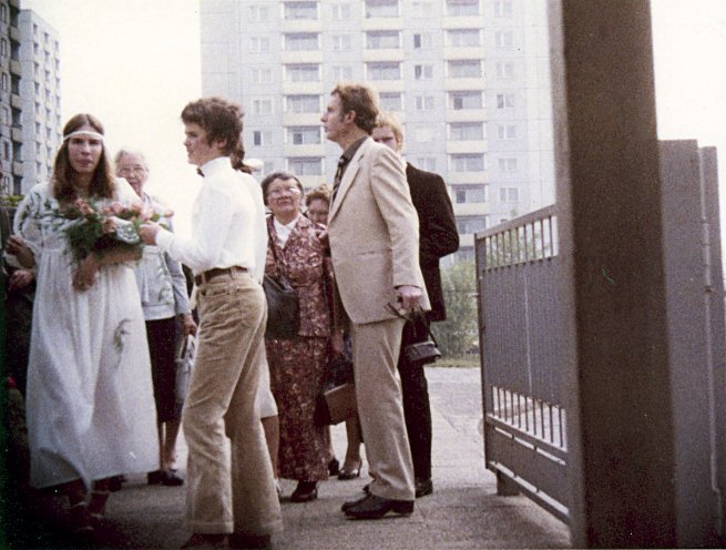 Hochzeit von Johanna und Roman Kalex 1982. Quelle: Robert-Havemann-Gesellschaft