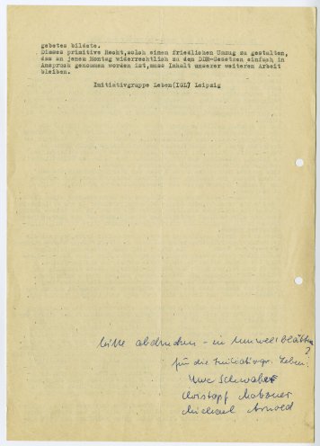 Nach dem Friedensgebet in der Nikolaikirche am 14. März 1989 gibt es eine Demo in der Messe-Metropole der DDR: Es wird gegen die Inhaftierung zweier Leipziger und gegen den „Schaufensterfrieden“ in Leipzig während der Frühjahrsmesse protestiert....