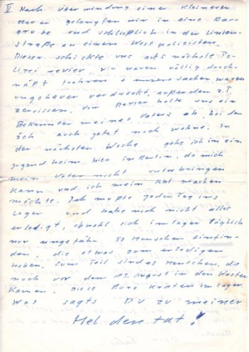 Im November 1961 flüchtet der 17-jährige Schüler Falco Werkentin nach West-Berlin. In einem Brief an einen Freund schildert er seine Flucht.