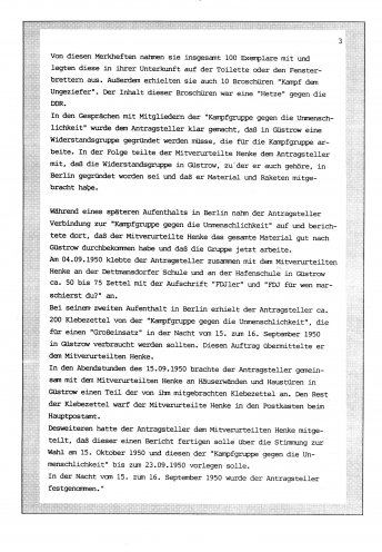 Nach der Friedlichen Revolution von 1989/90 stellt Horst Moeller Strafanzeige bei der Staatsanwaltschaft Schwerin gegen die beiden Richter, die Schöffen und den Staatsanwalt von 1950. Rehabilitierungsurkunde von Peter Moeller vom 15. September 1992....