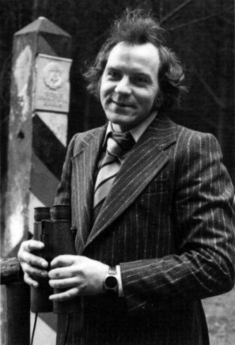 Einer, der nicht schweigen kann: Michael Gartenschläger an der Grenze zur DDR, aufgenommen kurz vor seinem Tode im Jahre 1976. Foto: Kai Greiser