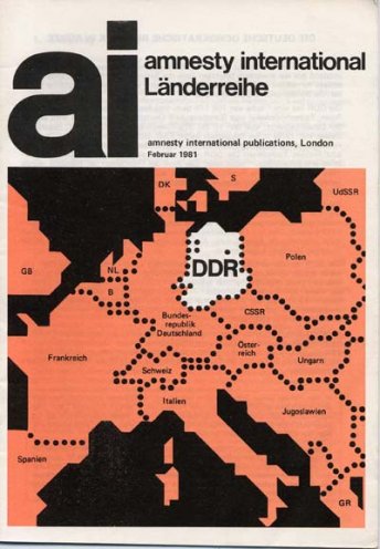 1981 publiziert Amnesty International einen Bericht über die Menschenrechtssituation in der DDR.