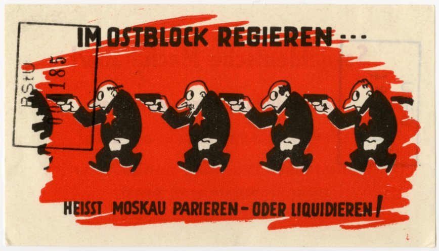 Natürlich alles illegal: Die von der KgU hergestellten Flugblätter werden Anfang der 1950er Jahre in der DDR verteilt. Quelle: BStU, MfS, AS 72/55, Bd.2, Bl. 184f.